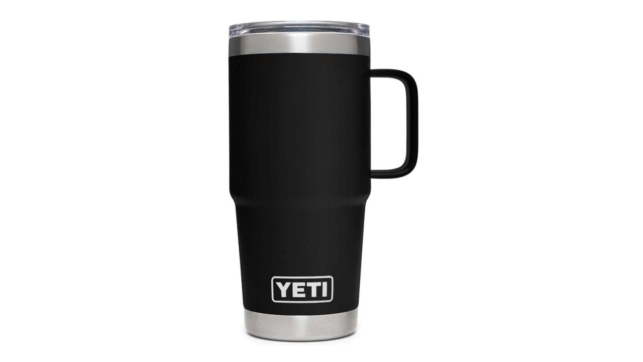 Yeti Rambler 30oz Travel Mug with Stronghold Lid. Picture: BCF.