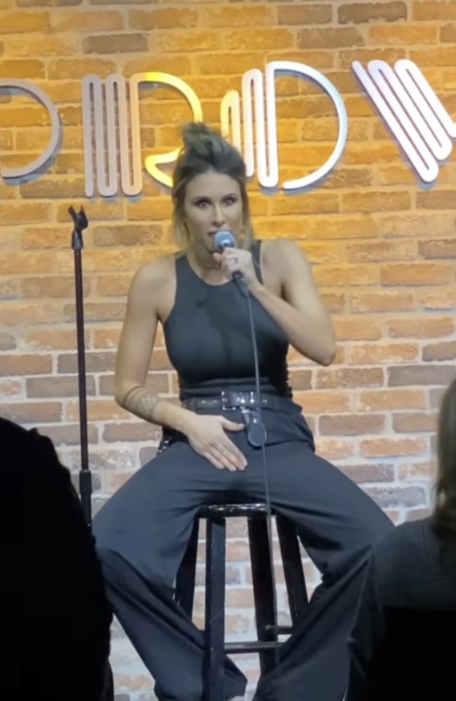 Brittany Furlan made comments about her sex life with Tommy Lee at a comedy club. Picture: Brittany Furlan/Instagram