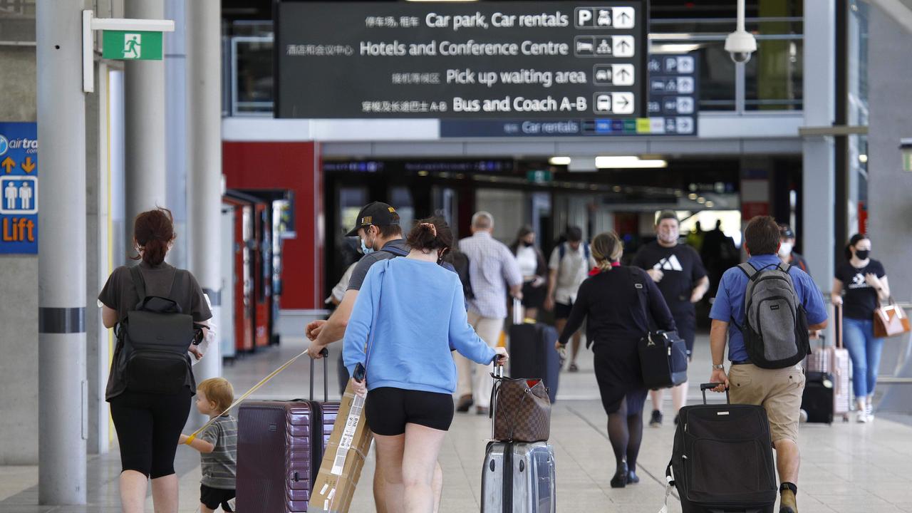 Queensland Health said anyone who was at Gate 24 at Brisbane Airport between 6.18am and 7am on Saturday, October 9 would be considered a close contact. Picture: NCA NewsWire/Tertius Pickard