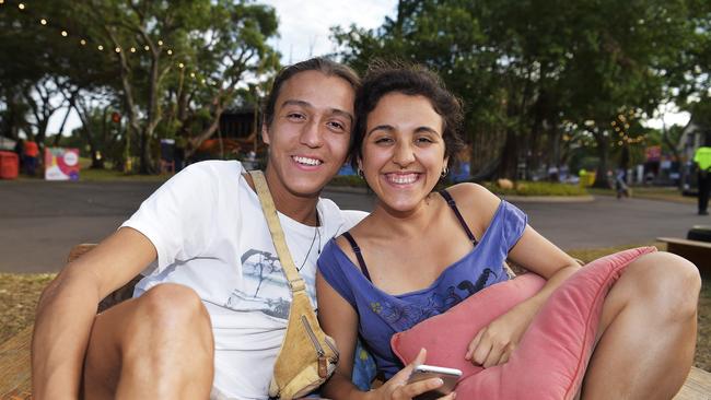 Eddy Oliveros and Ayahui Hernanz. Picture: Keri Megelus