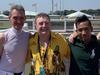 Tears flow as jockey who nearly died returns to the races