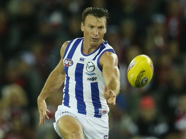 North veteran Brent Harvey says he doesn’t like to rest. Picture: AAP