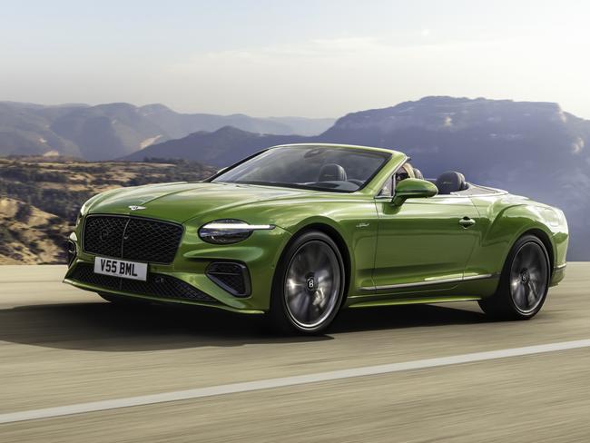 EMBARGO FOR TWAM, 09 NOVEMBER 2024. FEE MAY APPLY. Bentley Continental GT Speed. Photo: Supplied