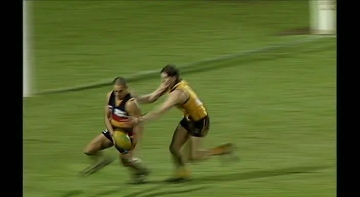 No. 10 - Andrew McLeod, a legend is born. Credit: Channel 7