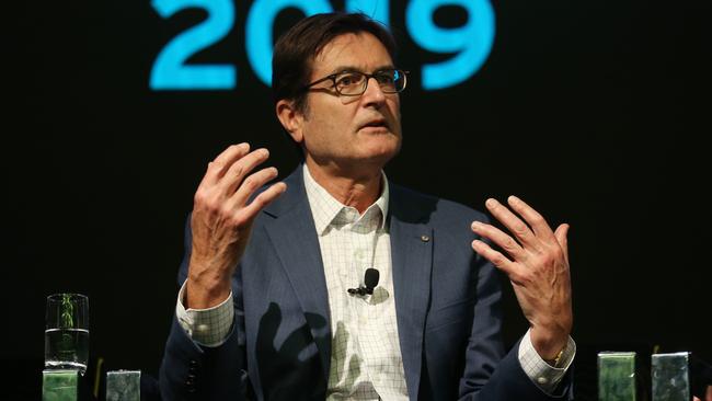 Greg Combet, former Labor Minister and ACTU Secretary, speaking at Sheraton Grand Hyde Park hotel in Sydney. Britta Campion / The Australian