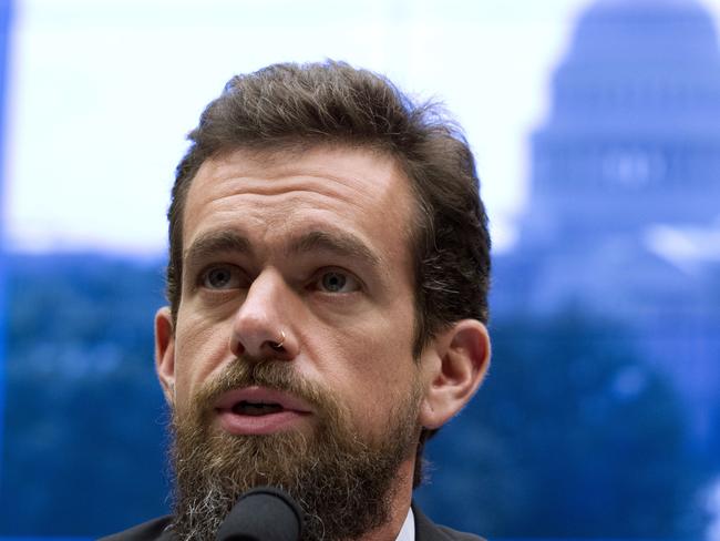 FILE - In this Sept. 5, 2018, file photo Twitter CEO Jack Dorsey testifies before the House Energy and Commerce Committee in Washington. "While internet advertising is incredibly powerful and very effective for commercial advertisers, that power brings significant risks to politics, where it can be used to influence votes to affect the lives of millions," Dorsey said Wednesday, Oct. 30, 2019, in a series of tweets announcing Twitters new policy of banning all political advertising from its service. (AP Photo/Jose Luis Magana, File)