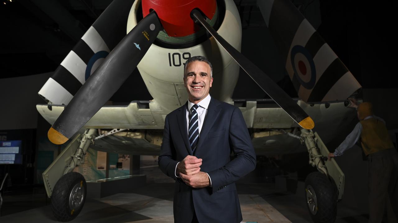 Premier Peter Malinauskas during the Defending Australia Conference. Picture: Martin Ollman
