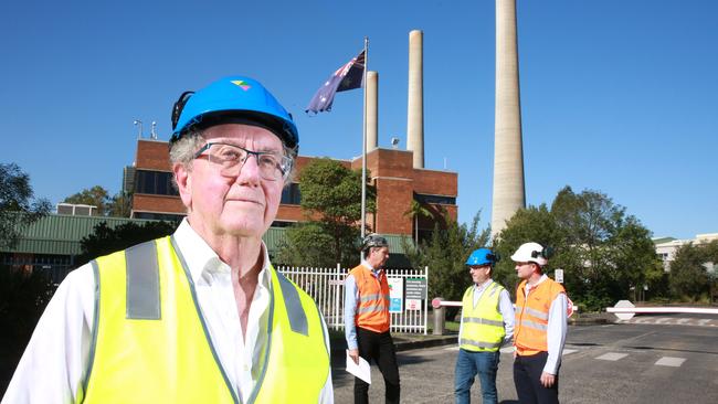 Delta Electricity chairman Trevor St Baker at the Vales Point power station.