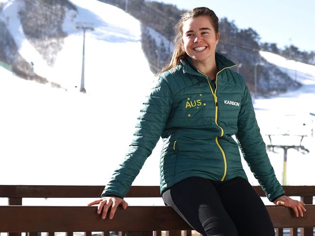 Britt Cox in Pyeongchang. Pic: Ryan Pierse/Getty Images