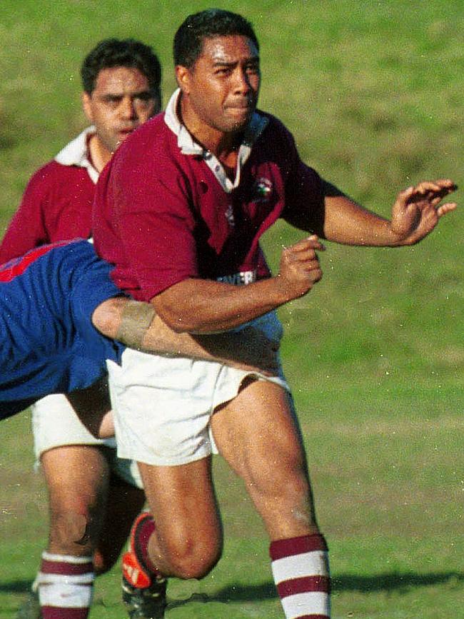 Tonga Harris, a former rugby player, was jailed for scamming elderly women. Picture: Bill Rosier