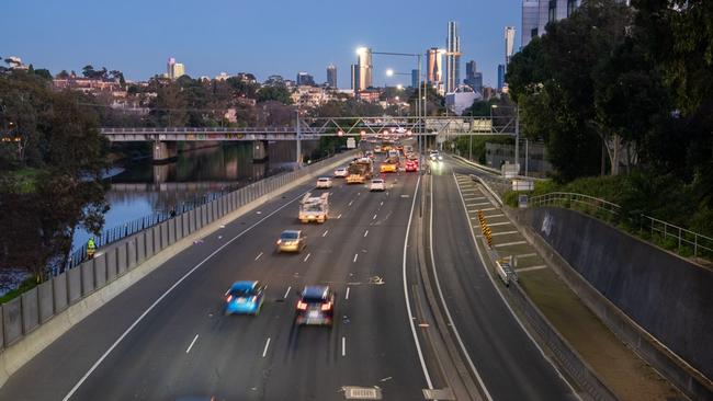 Motorists in the eastern states are being slugged with record hikes in toll charges, which are typically linked to official inflation figures. Picture: Simon Anders