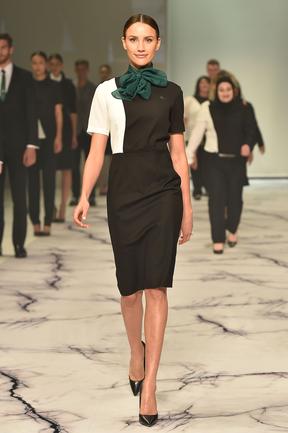 Rachael Finch walks the runway at the Camilla and Marc - St. George show during Mercedes-Benz Fashion Festival Sydney. Picture: Getty