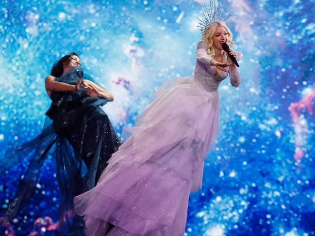 ‘It means a lot’. Kate Miller-Heidke is feeling the love from Australia. Picture: AFP