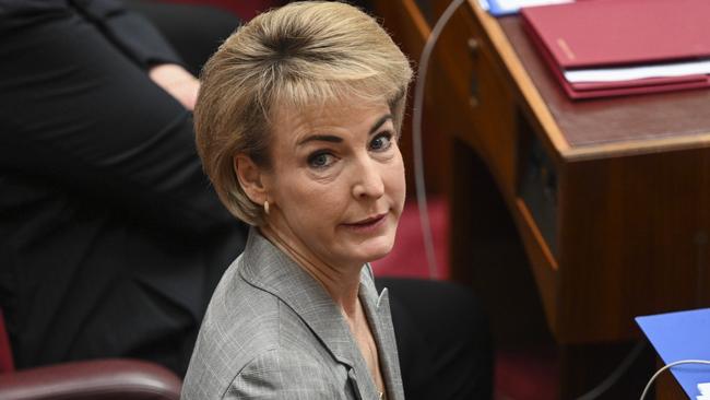 Michaelia Cash wrote to the AEC with Dutton. Picture: NCA NewsWire / Martin Ollman