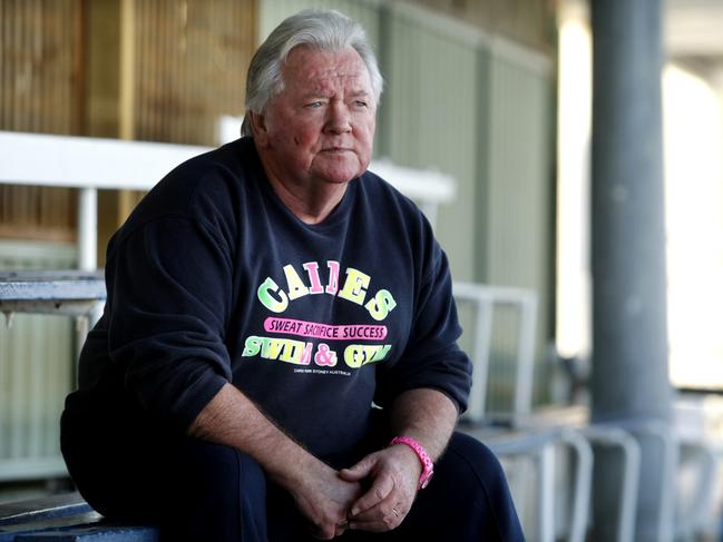 Caine at his Aquatic and Fitness Centre, Carrs Park in Sydney.