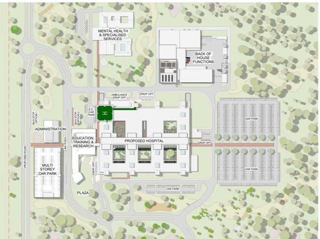 Concept designs for a proposed new hospital in Bundaberg will be showcased for the next two weeks online and through public information displays and pop-up sessions.