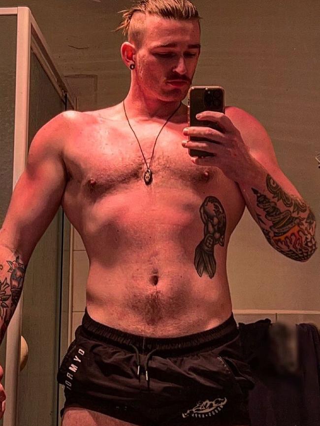 Geelong's most ripped bodies - Kaleb Curran. Picture: Instagram