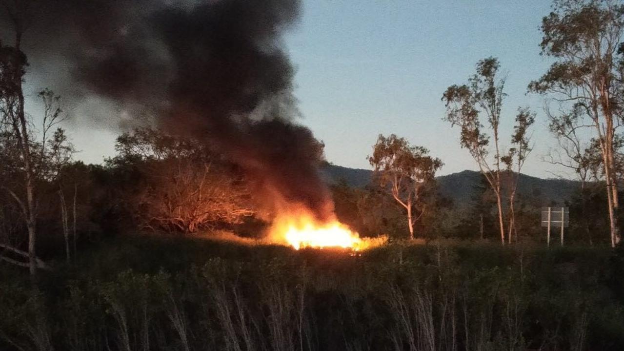 A Depot Hill man set on fire a car, as well as a boat on the Fitzroy River. Picture: WIN News