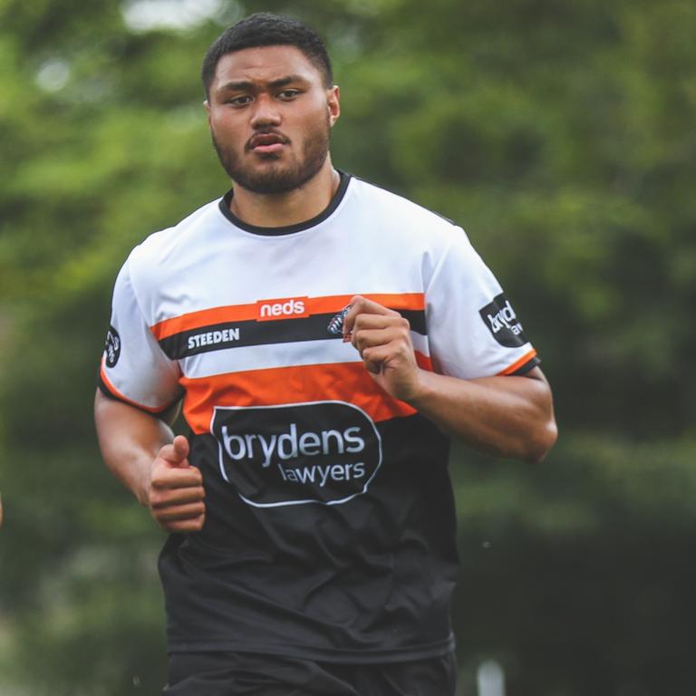 Wests Tigers recruit Stefano Utoikamanu. Picture: Wests Tigers