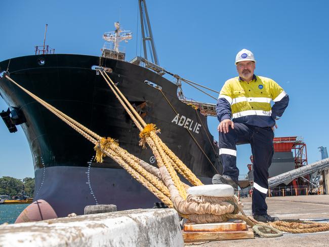 Business leaders say if ships like the Adelie can’t dock at Glebe Island, their loads will be forced onto long haul trucks on already-congested roads. Picture: Thomas Lisson