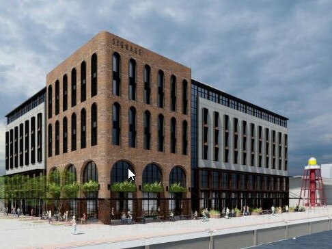 Artist impression of Rydges hotel planned for Port Adelaide. Image: Brown Falconer