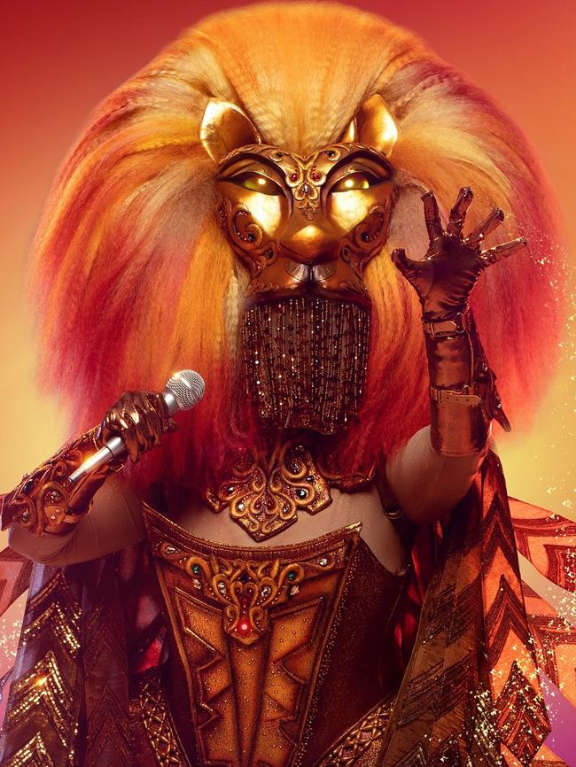 The lion was revealed as Kate Ceberano on The Masked Singer.