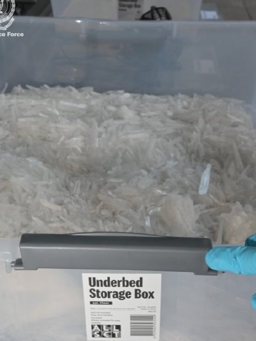 Detectives allegedly seized $10 million worth of drugs from the labs in drug labs in Rhodes and North Ryde. Picture: NSW Police