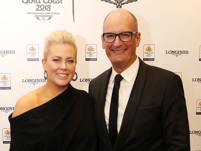 It’s rumoured co-host David Koch earns double Armytage’s salary. Picture: Nigel Hallett