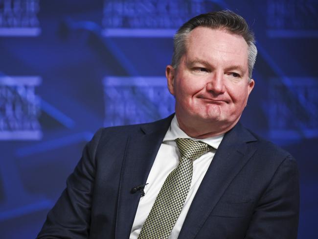 CANBERRA, Australia - NewsWire Photos - July 17, 2024:  Minister for Climate Change and Energy, Chris Bowen addresses the National Press Club of Australia in Canberra. Picture: NewsWire / Martin Ollman