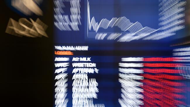 Australian stocks followed the US lead to finish firmly lower. Picture: AAP