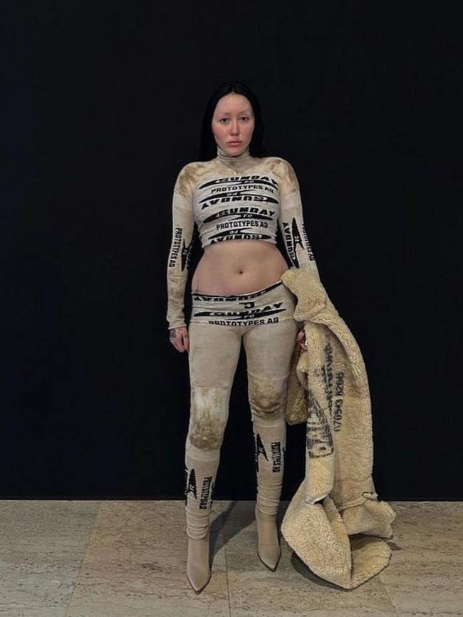 Noah Cyrus in an outfit by the brand Prototypes at Paris Fashion Week. Picture: Instagram