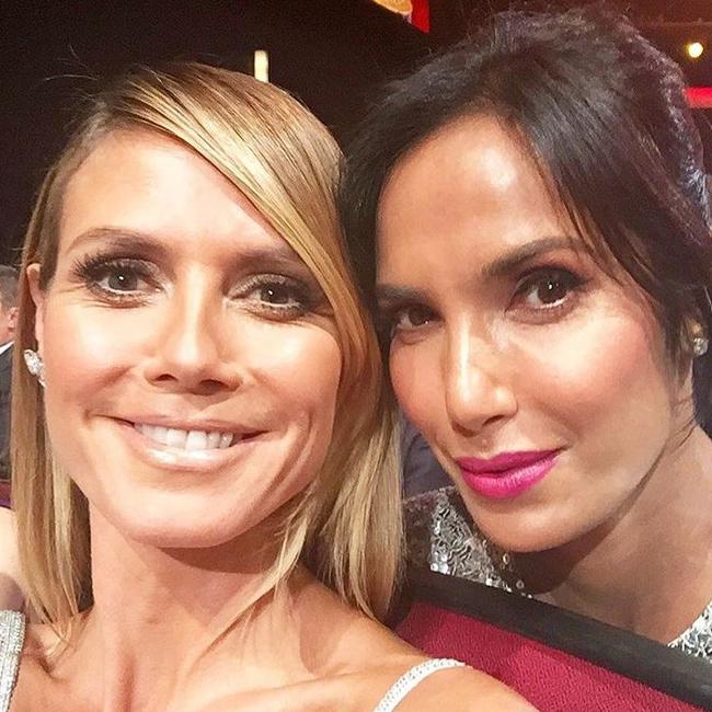 Padma Lakshmi with Heidi Klum, 