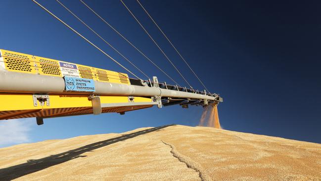 On the rise: Activity at GrainCorp sites has ramped up as this year’s big harvest arrives.