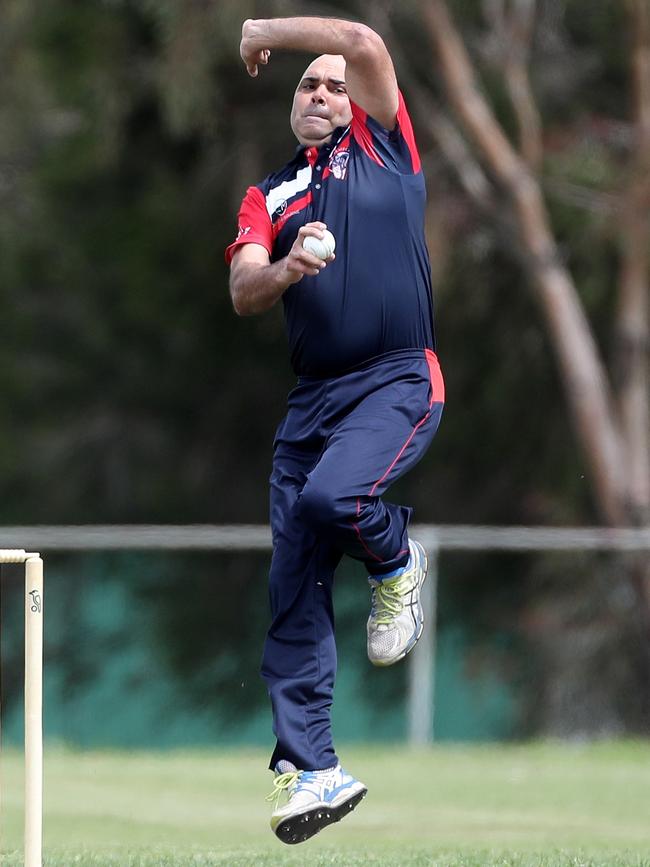 Amit Chaudhary in action for Haig Fawkner.