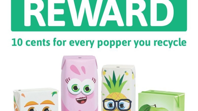 Queensland's Containers for Change recycling scheme paid more than $500,000 for an advertising campaign to encourage school kids to return popper containers for recycling, despite having no capacity to recycle the waste in the state. The poppers were then shipped to India.