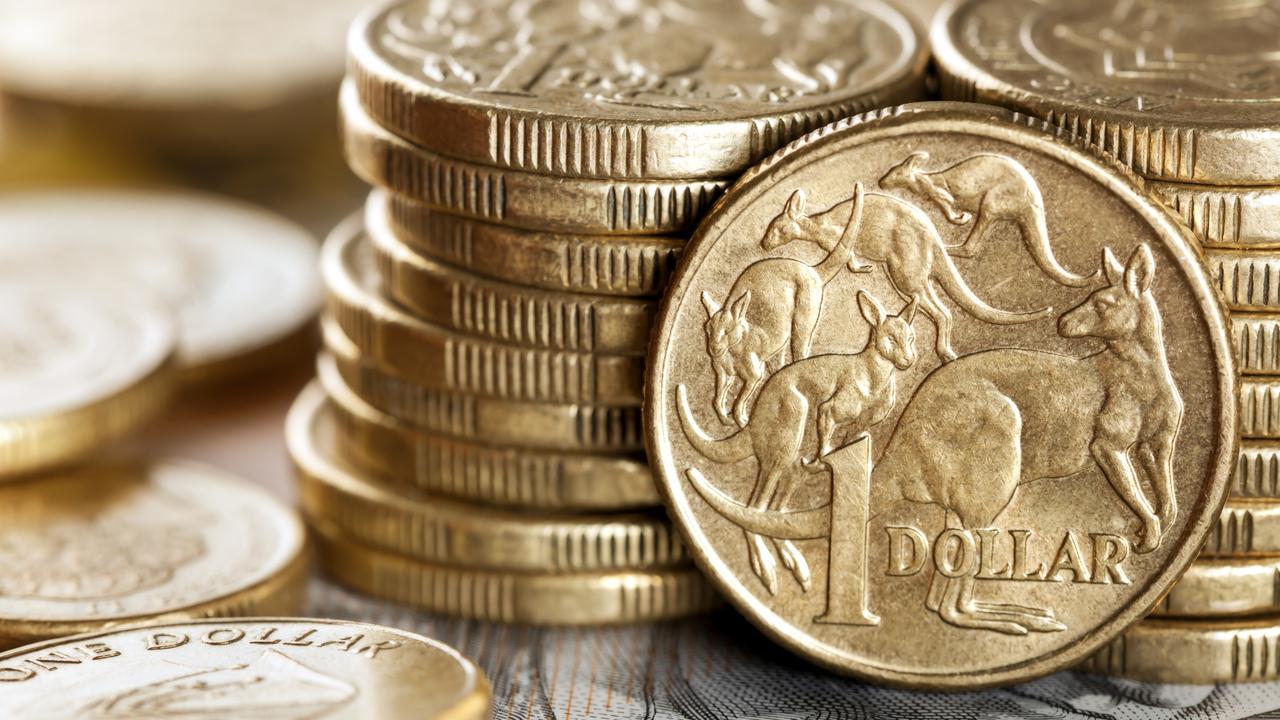 The Australian dollar fell to a 10-year low overnight.