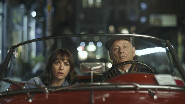 Bill Murray and Rashida Jones in a scene from On the Rocks.