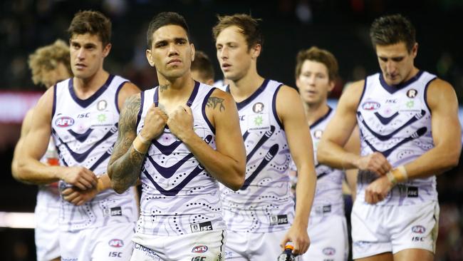 Not many predicted Fremantle’s fall. Picture: Getty Images