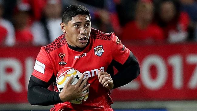 Jason Taumalolo of Tonga during the Rugby League World Cup.