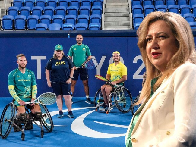 The Queensland Premier has been caught up in a row over her Olympics title.