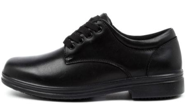 Williams Shoes Solar Snr black leather.