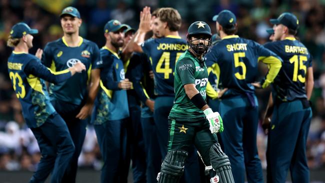 The Aussies bounced back to win the T20 series. (Photo by Brendon Thorne/Getty Images)