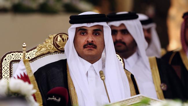 Qatar's Emir Sheikh Tamim bin Hamad al-Thani attends a Gulf Cooperation Council summit in Doha. Picture: Osama Faisal/AP