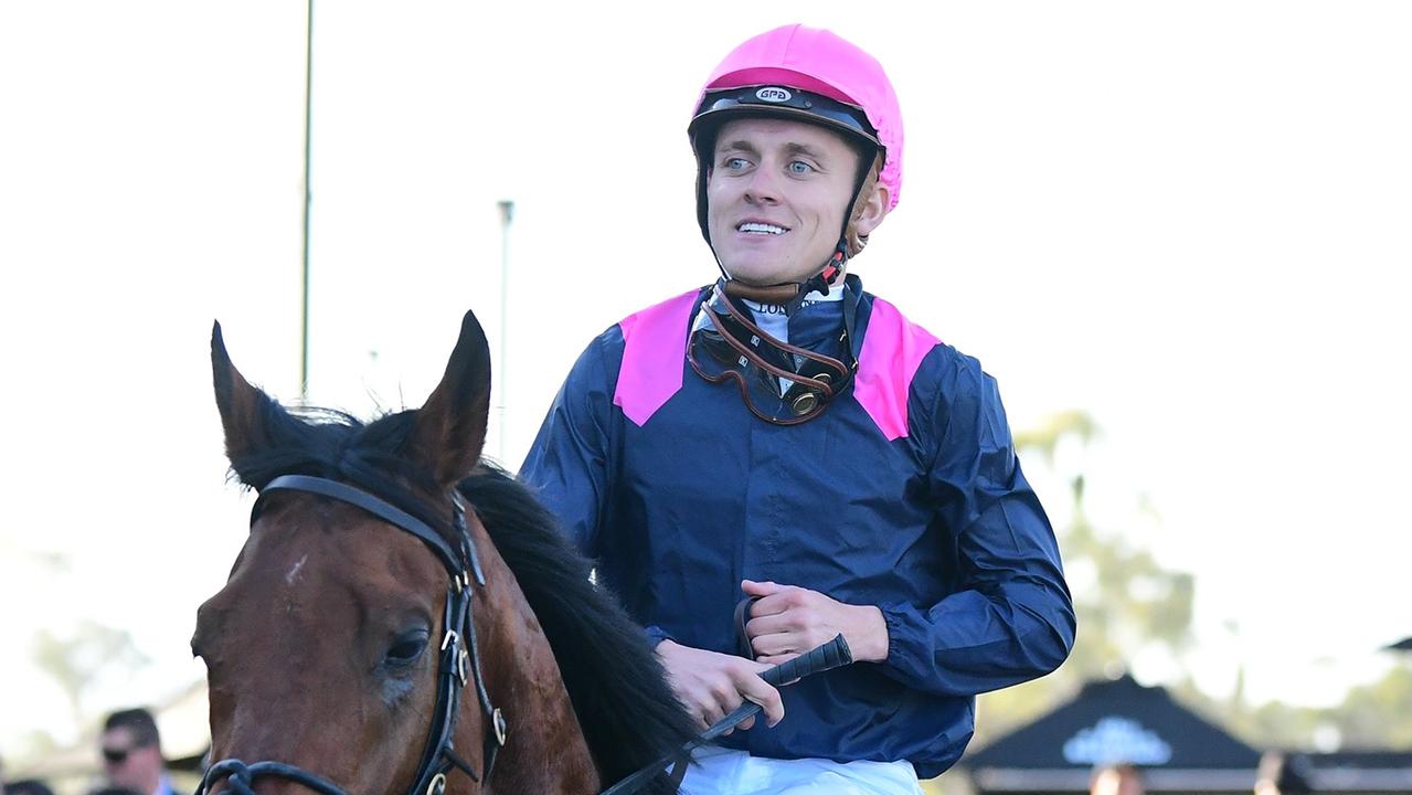 Brodie Loy looks hard to beat in the Jockey Challenge. Picture: Grant Peters - Trackside Photography