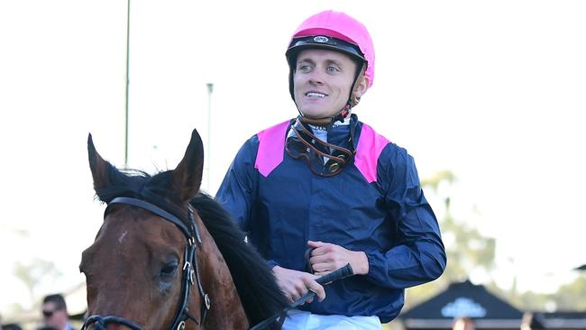 Brodie Loy looks hard to beat in the Jockey Challenge. Picture: Grant Peters - Trackside Photography