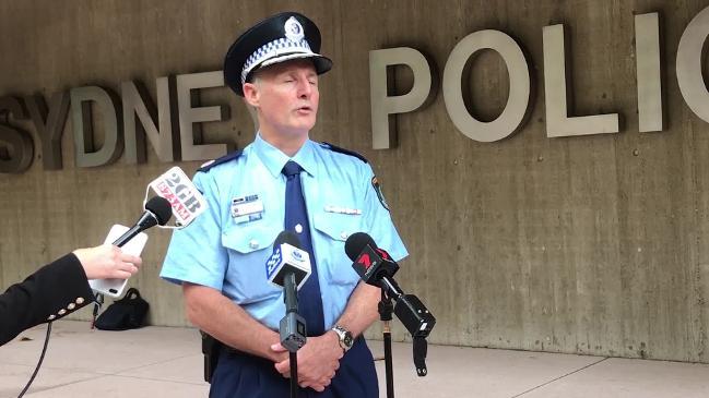 Rainbow flag flying at Sydney police HQ