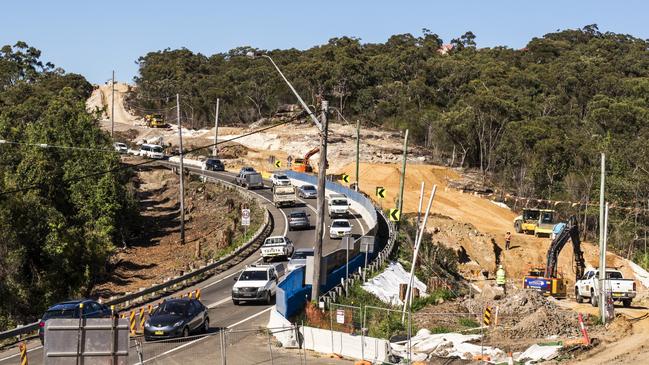 Work on Mona Vale Rd East is designed to make the road safer and travel times better. Picture: RMS