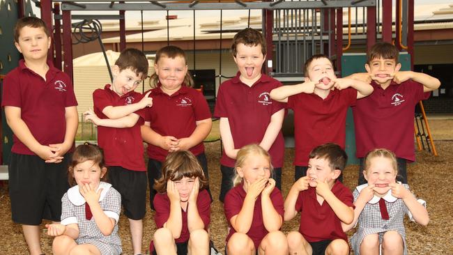 Lethbridge Primary School 2025 preps front Natalia Stefanovic, Sid Arthey, Eliza Browes, Cade Keddie, Frankie Koschel. Back Leni Nicholls, Maverick OÃ•Loughlin, Tyrone Grose, Nate Lehmann, Beau Simms, Arley Jones-Hague