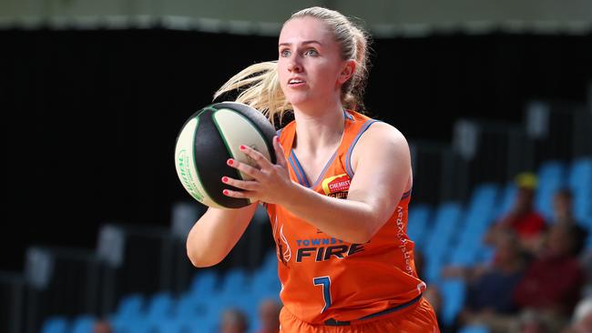 Courtney Woods of the Townsville Fire. Picture: Chris Hyde/Getty Images