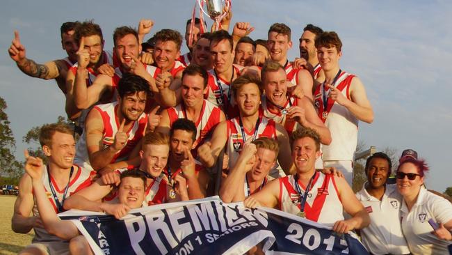 Date change: Olinda Ferny Creek won the AFL Yarra Ranges Senior Football Division 1 premiership last year, defeating Woori Yallock. This year the grand final will be played on the AFL Grand Final public holiday. Picture: Robyn Kuys